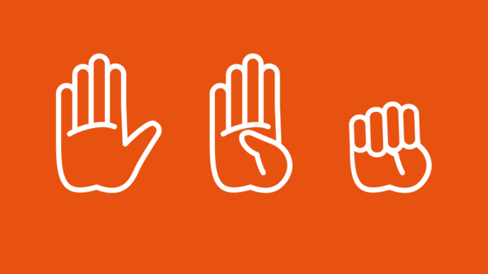 Die Grafik zeigt die Bewegungen des Stillen Hilferufs