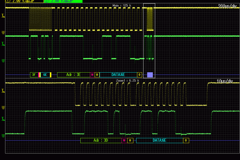 Screenshot of a digital oscilloscope