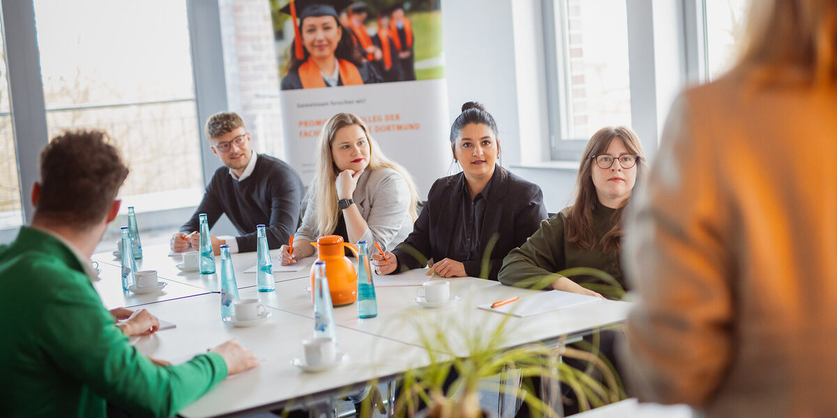 Doctoral students in exchange