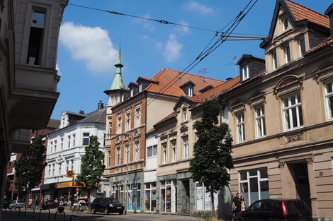 Ein Straßenzug in Dorstfeld