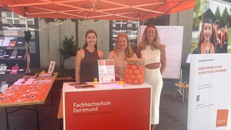 Der Stand des Promotionskollegs auf dem SommerFHest 2025