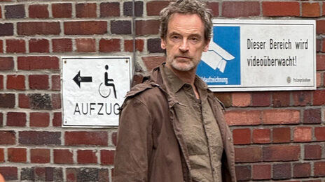 Actor Jörg Hartmann alias Peter Faber during the Tatort shoot at the MOP.