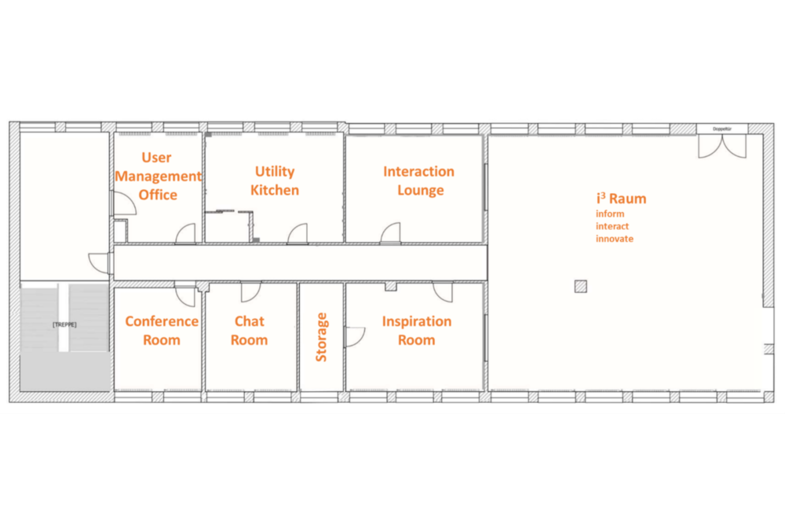 Grundriss vom IDiAL- User Innovation Center